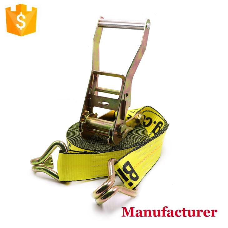 2 "x25ft 27ft 30ft 10000lbs amerikai nagy teherbírású teherautó rakomány Ratchet Tie Down hevederek Nehéz Duty Tie Downs